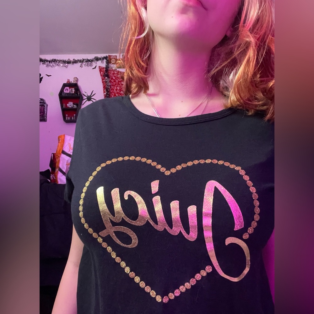 Black juicy contour shirt